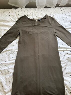 2 x Brownish green knee length dress